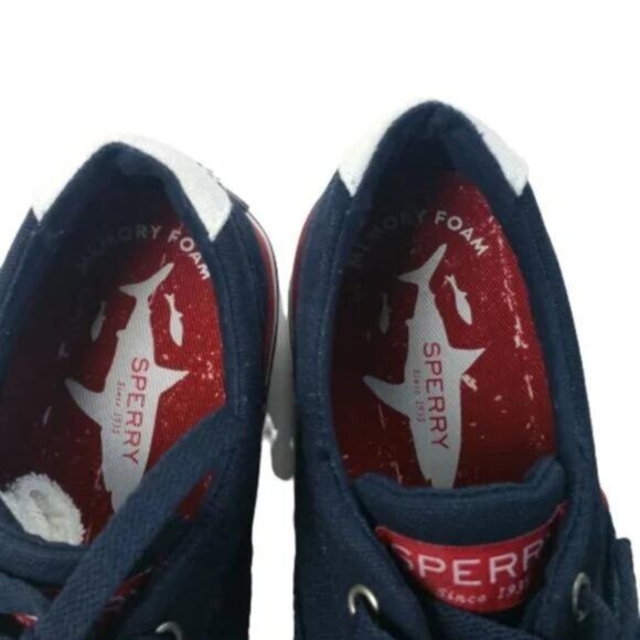 Sperry Boys Striper II Canvas Sneakers Size 13 - Picture 6 of 9